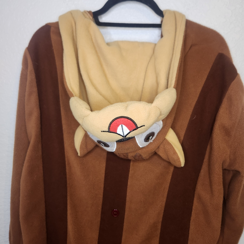 Brown squirrel Onesie Costume size S Adult Unisex Novelty Union Suit - Picture 14 of 14